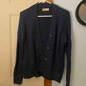 Navy Blue Hollister Cardigan Size Small